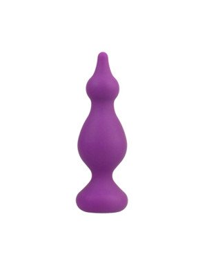 Анальна пробка Adrien Lastic Amuse Medium Purple (M) з двома переходами, макс. діаметр 3,6 см