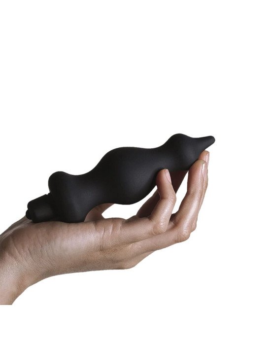Анальна пробка з вібрацією Adrien Lastic Bullet Amuse Black, макс. діаметр 3,9 см Анальна пробка з вібрацією Adrien Lastic Bullet Amuse Black, макс. діаметр 3,9 см