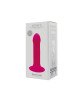 Дилдо з присоскою Adrien Lastic Hitsens 2 Pink, відмінно для страпона, макс діаметр 4 см, довжина 16