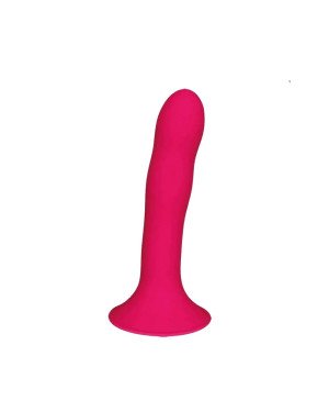 Дилдо з присоскою Adrien Lastic Hitsens 4 Pink, відмінно для страпона, діаметр 3,7см, довжина 17,8см