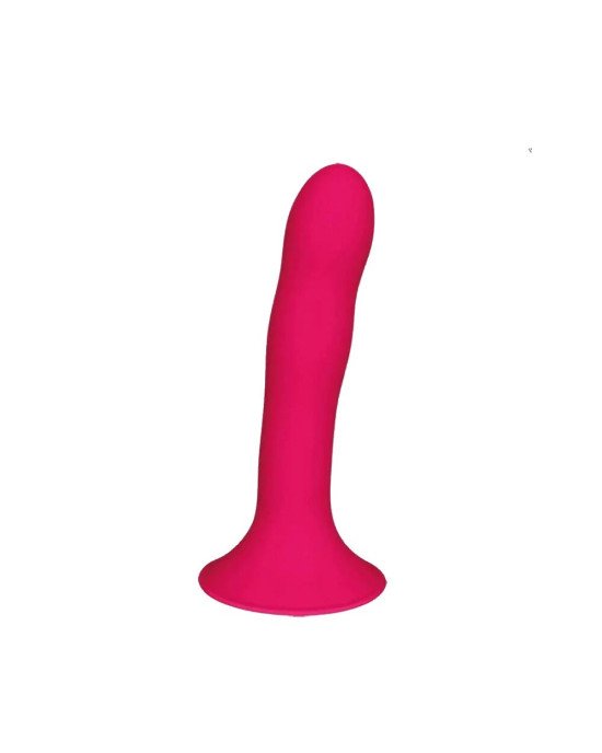 Дилдо з присоскою Adrien Lastic Hitsens 4 Pink, відмінно для страпона, діаметр 3,7см, довжина 17,8см