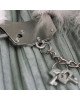 Наручники металеві Adrien Lastic Handcuffs Black з чорною пухнастою обробкою Наручники металеві Adrien Lastic Handcuffs Black з чорною пухнастою обробкою