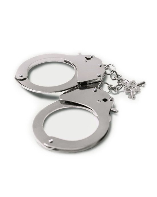 Наручники металеві Adrien Lastic Handcuffs Metallic (поліцейські) Наручники металеві Adrien Lastic Handcuffs Metallic (поліцейські)
