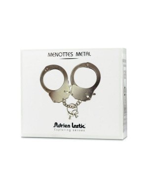 Наручники металеві Adrien Lastic Handcuffs Metallic (поліцейські) Наручники металеві Adrien Lastic Handcuffs Metallic (поліцейські)