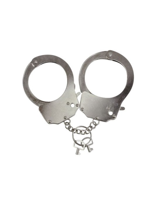 Наручники металеві Adrien Lastic Handcuffs Metallic (поліцейські) Наручники металеві Adrien Lastic Handcuffs Metallic (поліцейські)