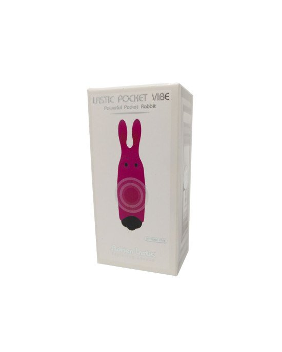Віброкуля Adrien Lastic Pocket Vibe Rabbit Pink зі стимулювальними вушками Віброкуля Adrien Lastic Pocket Vibe Rabbit Pink зі стимулювальними вушками