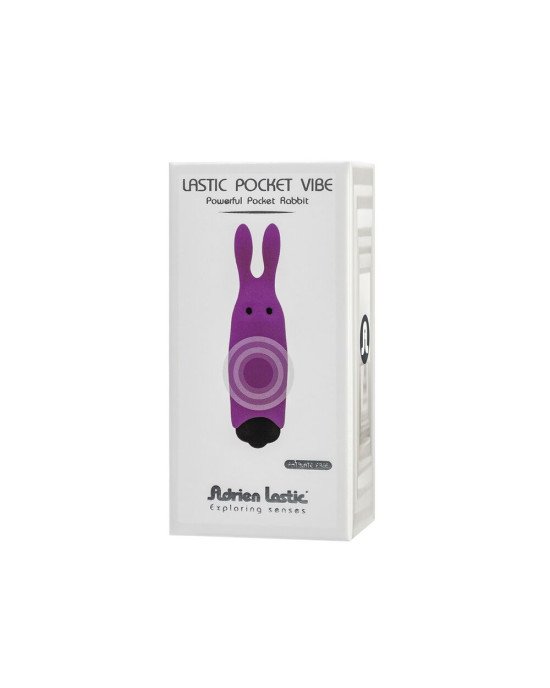 Віброкуля Adrien Lastic Pocket Vibe Rabbit Purple зі стимулювальними вушками Віброкуля Adrien Lastic Pocket Vibe Rabbit Purple зі стимулювальними вушками
