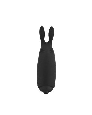 Віброкуля Adrien Lastic Pocket Vibe Rabbit Black зі стимулювальними вушками