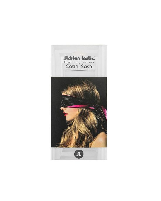 Пов'язка-стрічка з сатину 2-в-1 Adrien Lastic Satin Sash (пов'язка на очі і стрічка для зв'язування) Пов'язка-стрічка з сатину 2-в-1 Adrien Lastic Satin Sash (пов'язка на очі і стрічка для зв'язування)