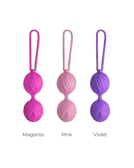 Вагінальні кульки Adrien Lastic Geisha Lastic Balls Mini Pink (S), діаметр 3,4 см, маса 85 г Вагінальні кульки Adrien Lastic Geisha Lastic Balls Mini Pink (S), діаметр 3,4 см, маса 85 г