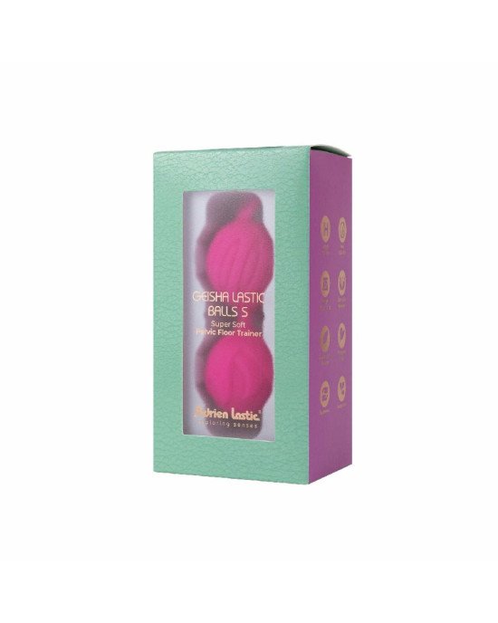 Вагінальні кульки Adrien Lastic Geisha Lastic Balls Mini Magenta (S), діаметр 3,4 см, вага 85 г