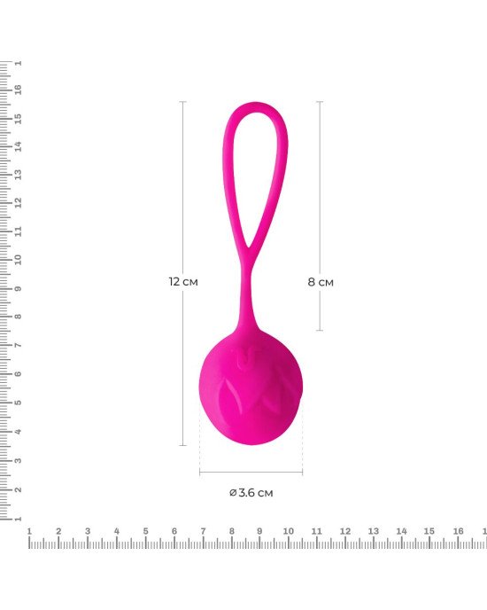 Вагінальні кульки Adrien Lastic Geisha Lastic Balls Mía Magenta (L), діаметр 4 см, маса 42 г