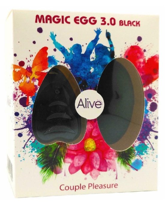 Віброяйце Alive Magic Egg 3.0 Black із пультом ДУ Віброяйце Alive Magic Egg 3.0 Black із пультом ДУ
