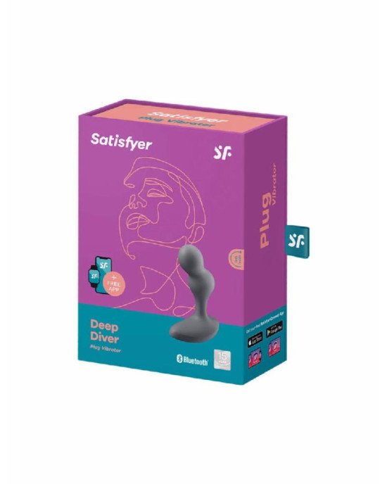 Смарт-масажер простати Satisfyer Deep Diver Grey Смарт-масажер простати Satisfyer Deep Diver Grey