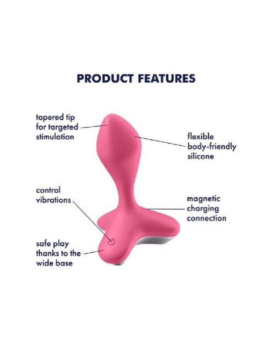 Анальна пробка з вібрацією Satisfyer Game Changer Pink Анальна пробка з вібрацією Satisfyer Game Changer Pink