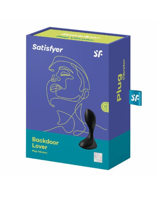 Анальна вібропробка Satisfyer Backdoor Lover Black Анальна вібропробка Satisfyer Backdoor Lover Black