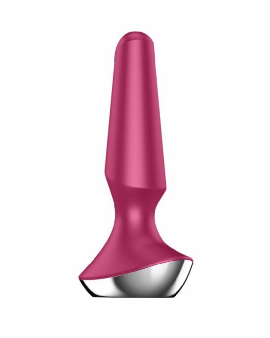 Анальна смарт-вібропробка Satisfyer Plug-ilicious 2 Berry Анальна смарт-вібропробка Satisfyer Plug-ilicious 2 Berry