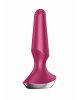 Анальна смарт-вібропробка Satisfyer Plug-ilicious 2 Berry Анальна смарт-вібропробка Satisfyer Plug-ilicious 2 Berry