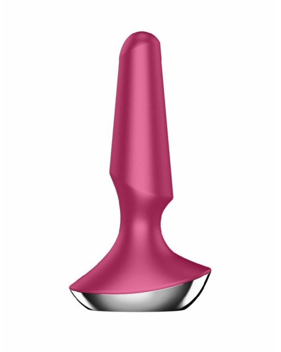 Анальна смарт-вібропробка Satisfyer Plug-ilicious 2 Berry Анальна смарт-вібропробка Satisfyer Plug-ilicious 2 Berry