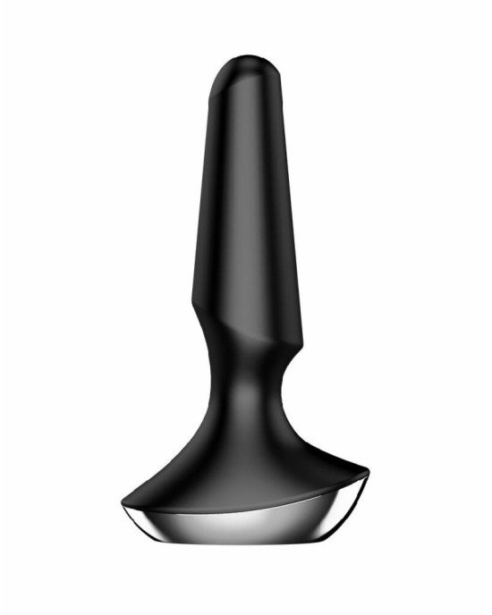 Анальна смарт-вібропробка Satisfyer Plug-ilicious 2 Black Анальна смарт-вібропробка Satisfyer Plug-ilicious 2 Black