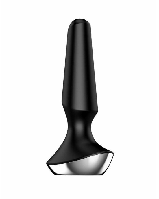 Анальна смарт-вібропробка Satisfyer Plug-ilicious 2 Black Анальна смарт-вібропробка Satisfyer Plug-ilicious 2 Black