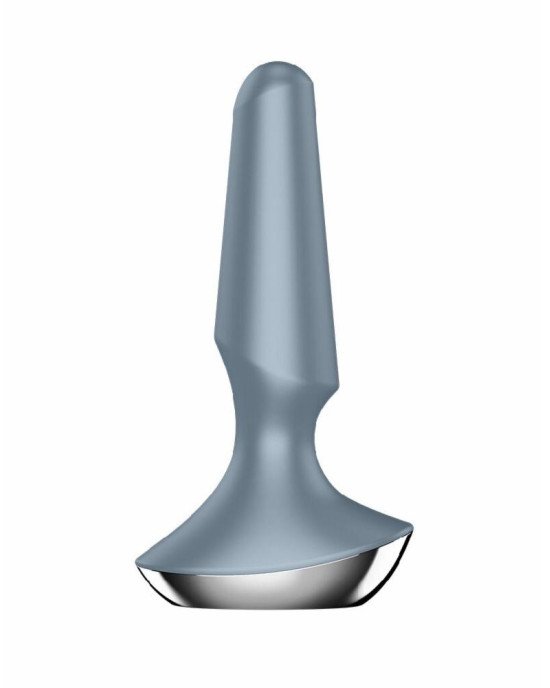 Анальна смарт-вібропробка Satisfyer Plug-ilicious 2 Ice Blue Анальна смарт-вібропробка Satisfyer Plug-ilicious 2 Ice Blue