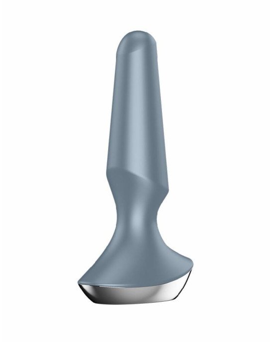 Анальна смарт-вібропробка Satisfyer Plug-ilicious 2 Ice Blue Анальна смарт-вібропробка Satisfyer Plug-ilicious 2 Ice Blue