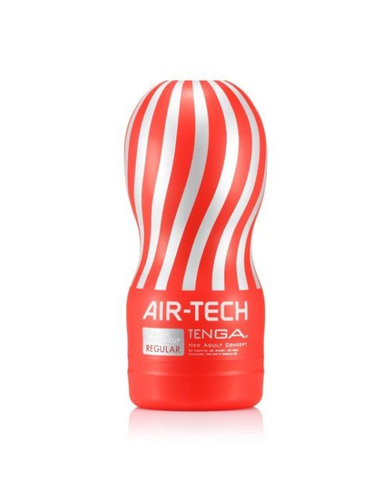 Мастурбатор Tenga Air-Tech Regular, вища аеростимуляція та всмоктувальний ефект Мастурбатор Tenga Air-Tech Regular, вища аеростимуляція та всмоктувальний ефект