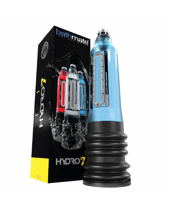 Гідропомпа Bathmate Hydro 7 Blue, для члена довжиною від 12,5 до 18 см, діаметр до 5 см Гідропомпа Bathmate Hydro 7 Blue, для члена довжиною від 12,5 до 18 см, діаметр до 5 см