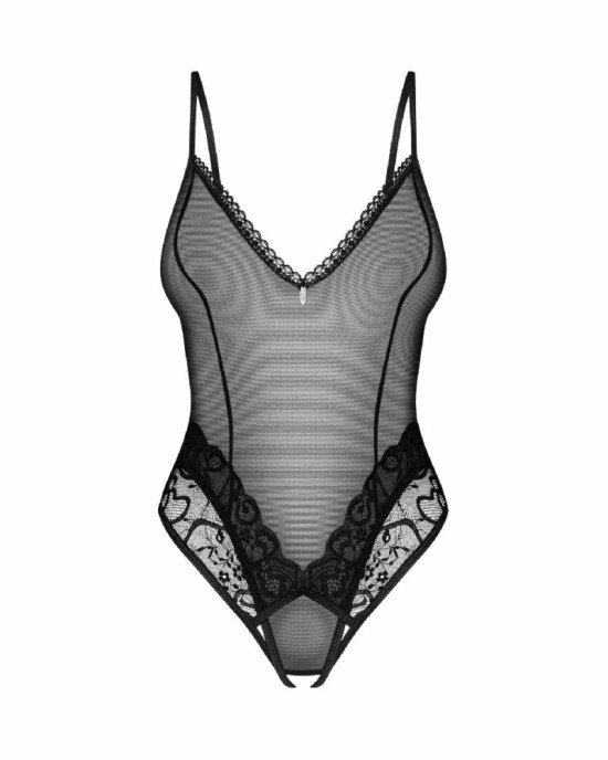 Боді Obsessive Blomentis crotchless teddy XL/2XL