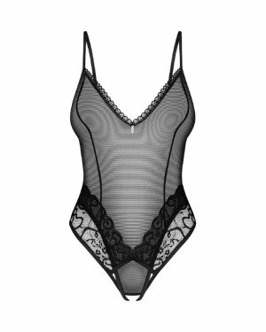 Боді Obsessive Blomentis crotchless teddy XS/S Боді Obsessive Blomentis crotchless teddy XS/S