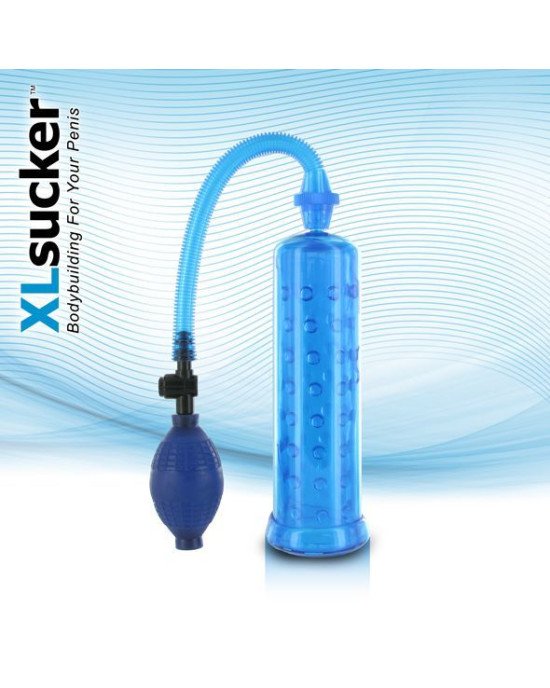 Вакуумна помпа XLsucker Penis Pump Blue для члена довжиною до 18см, діаметр до 4 см Вакуумна помпа XLsucker Penis Pump Blue для члена довжиною до 18см, діаметр до 4 см