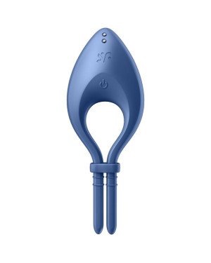 Ерекційне смарт-віброкільце ласо з регулюванням розміру Satisfyer Bullseye Blue Ерекційне смарт-віброкільце ласо з регулюванням розміру Satisfyer Bullseye Blue