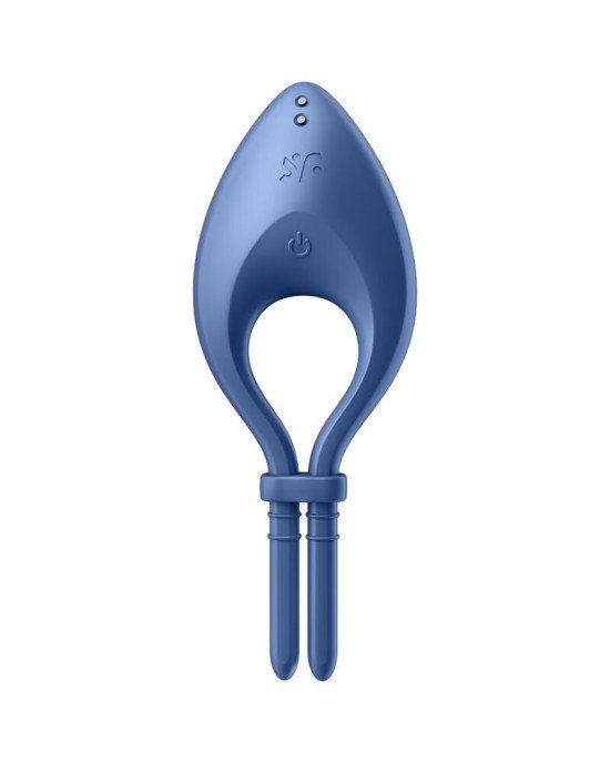 Ерекційне смарт-віброкільце ласо з регулюванням розміру Satisfyer Bullseye Blue Ерекційне смарт-віброкільце ласо з регулюванням розміру Satisfyer Bullseye Blue