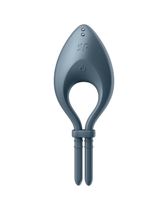 Ерекційне смарт віброкільце ласо з регулюванням розміру Satisfyer Bullseye Dark Blue Ерекційне смарт віброкільце ласо з регулюванням розміру Satisfyer Bullseye Dark Blue