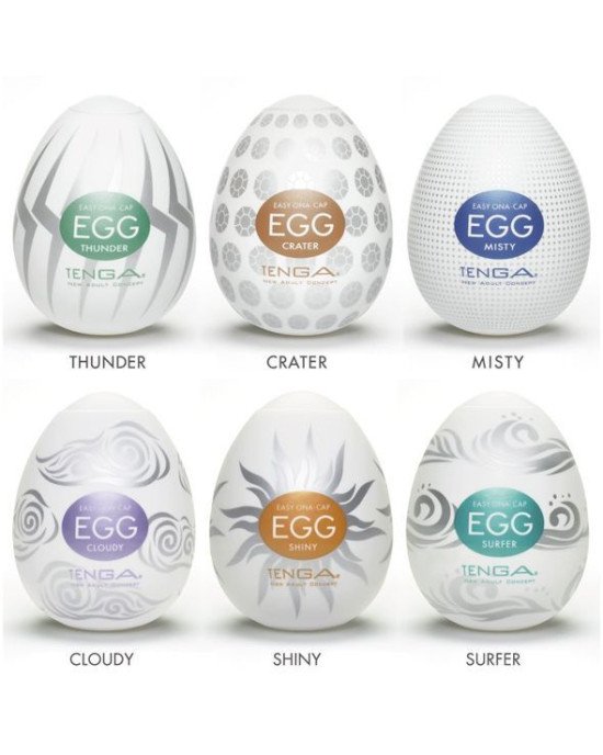 Набір Tenga Egg Hard Boild Pack (6 яєць) Набір Tenga Egg Hard Boild Pack (6 яєць)