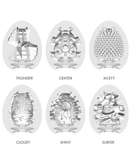 Набір Tenga Egg Hard Boild Pack (6 яєць) Набір Tenga Egg Hard Boild Pack (6 яєць)