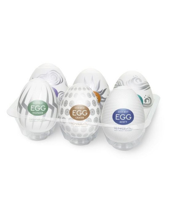 Набір Tenga Egg Hard Boild Pack (6 яєць) Набір Tenga Egg Hard Boild Pack (6 яєць)