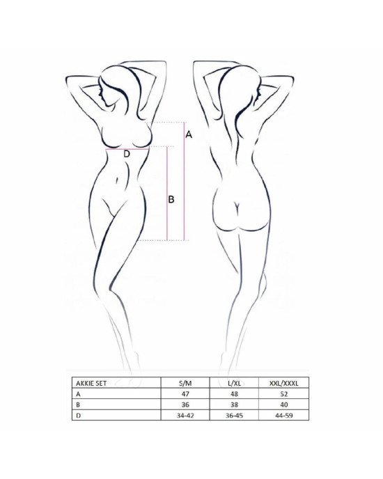 Костюм медсестри AKKIE SET white XXL/XXXL - Passion, сорочка, трусики, шапочка Костюм медсестри AKKIE SET white XXL/XXXL - Passion, сорочка, трусики, шапочка