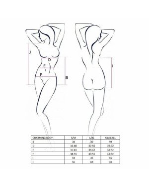 Боді CHARMING BODY black L/XL - Passion Боді CHARMING BODY black L/XL - Passion
