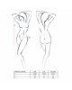 Прозора сорочка з відкритою спиною MARESOL CHEMISE black L/XL - Passion, трусики Прозора сорочка з відкритою спиною MARESOL CHEMISE black L/XL - Passion, трусики