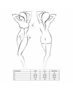 Комплект білизни OFELIA SET OpenBra white S/M - Passion: стрінги, відкритий ліф, широкий пояс Комплект білизни OFELIA SET OpenBra white S/M - Passion: стрінги, відкритий ліф, широкий пояс