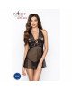 Прозора сорочка приталена TARANEE CHEMISE black XXL/XXXL - Passion, трусики Прозора сорочка приталена TARANEE CHEMISE black XXL/XXXL - Passion, трусики