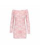 Прозора сорочка з довгим рукавом YOLANDA CHEMISE pink L/XL - Passion, трусики Прозора сорочка з довгим рукавом YOLANDA CHEMISE pink L/XL - Passion, трусики