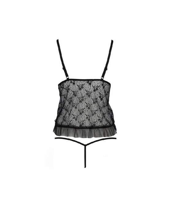Боді монокіні з відкритими грудьми JUSTINA BODY black L/XL Passion Боді монокіні з відкритими грудьми JUSTINA BODY black L/XL Passion