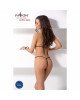 Комплект білизни MELISSA BIKINI black XXL/XXXL - Passion: ліф зі шнурівкою і трусики стрінги Комплект білизни MELISSA BIKINI black XXL/XXXL - Passion: ліф зі шнурівкою і трусики стрінги