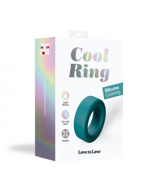 Ерекційне кільце широке Love To Love COOL RING - TEAL ME Ерекційне кільце широке Love To Love COOL RING - TEAL ME