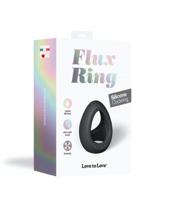 Ерекційне кільце подвійне Love To Love FLUX RING - BLACK ONYX Ерекційне кільце подвійне Love To Love FLUX RING - BLACK ONYX