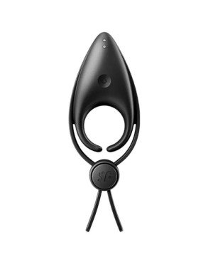 Ерекційне віброкільце ласо з регулюванням розміру Satisfyer Sniper Black
