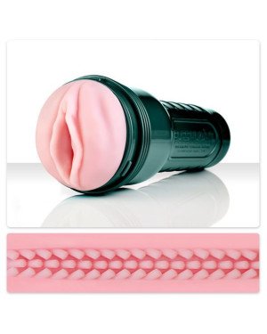 Мастурбатор з вібрацією Fleshlight Vibro Pink Lady Touch, три віброкулі, стимулювальний рельєф